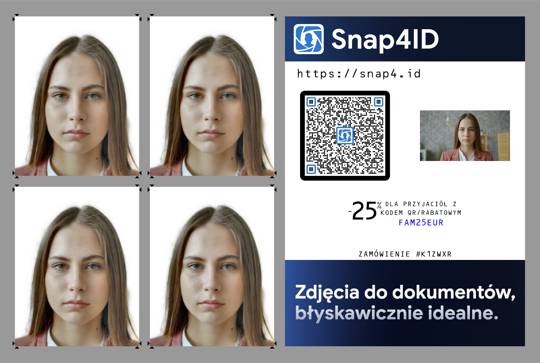 Doskonałe zdjęcie do dokumentów