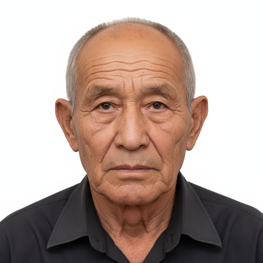 Single person in frame - correct example