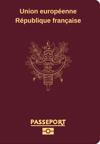 French Passport photo