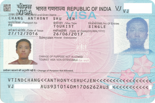 Indian Visa photo