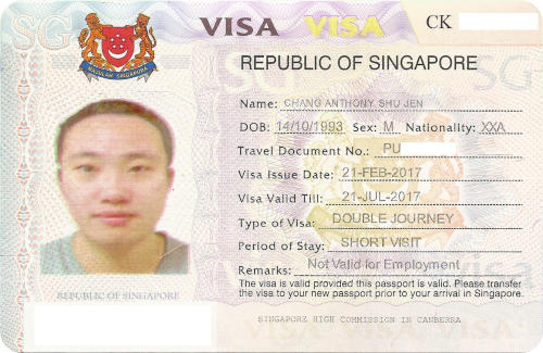 Singapore Visa photo