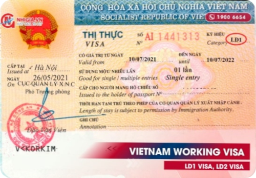 Vietnamese Visa photo